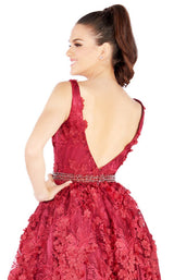Mac Duggal 66756N Burgundy