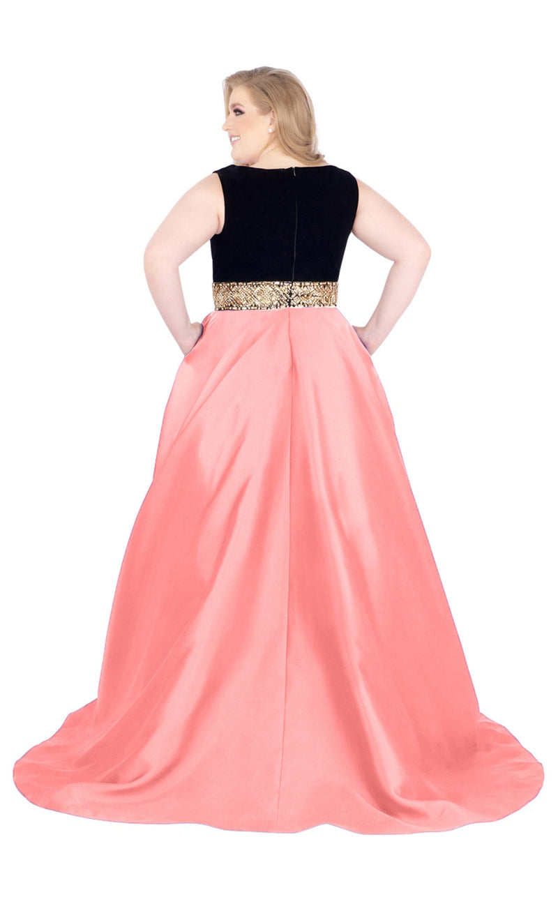 Mac Duggal Fabulouss 66787F Peach-Sorbet