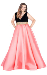 Mac Duggal Fabulouss 66787F Peach-Sorbet