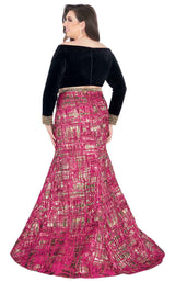 Mac Duggal Fabulouss 66789K Mulberry