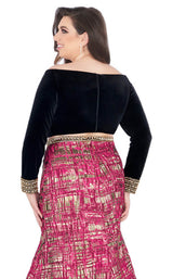 Mac Duggal Fabulouss 66789F Mulberry