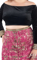 Mac Duggal Fabulouss 66789K Mulberry