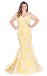 Mac Duggal Fabulouss 66801F Lemon