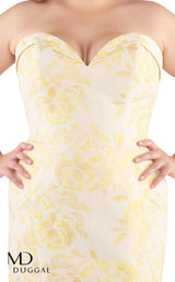 Mac Duggal Fabulouss 66801F Lemon