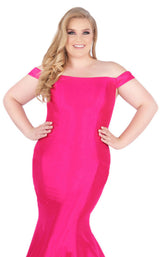 Mac Duggal Fabulouss 66803F Hot Pink