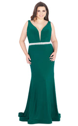 Mac Duggal Fabulouss 66808F Emerald Green