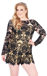 Mac Duggal Fabulouss 66809F Black-Nude