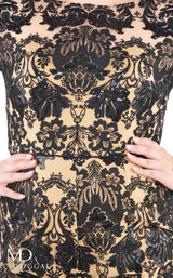 Mac Duggal Fabulouss 66809F Black-Nude