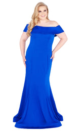 Mac Duggal Fabulouss 66812F Sapphire