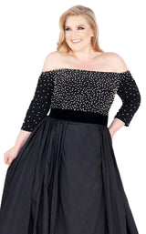 Mac Duggal Fabulouss 66814F Black