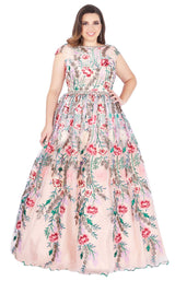 Mac Duggal Fabulouss 66820F Kashmir Garden