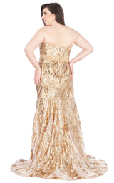 Mac Duggal Fabulouss 66828F Gold
