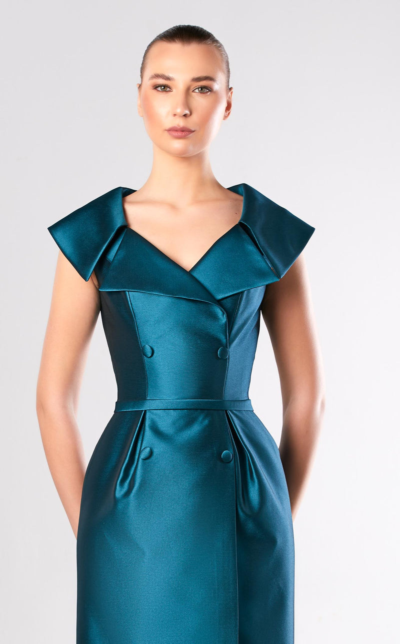 Edward Arsouni Couture FW669 Petrol