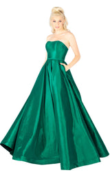 Mac Duggal 66929L Emerald Green