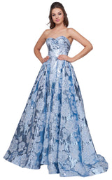 Mac Duggal 66947H Aqua