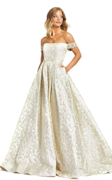 Mac Duggal 67081M Light Gold