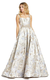 Mac Duggal 67087M Golden-Blue