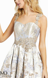 Mac Duggal 67087M Golden-Blue