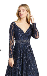 Mac Duggal 67113D Midnight Blue