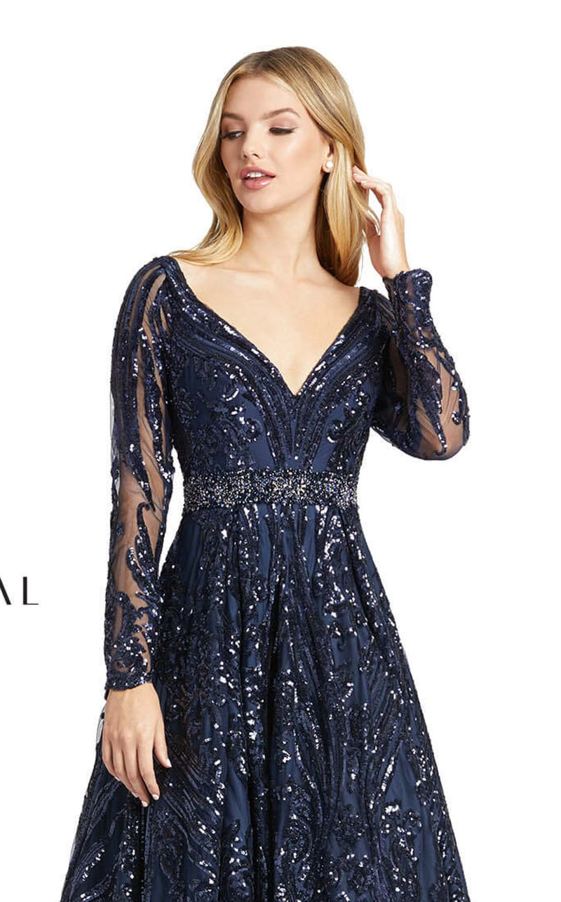 Mac Duggal 67113D Midnight Blue