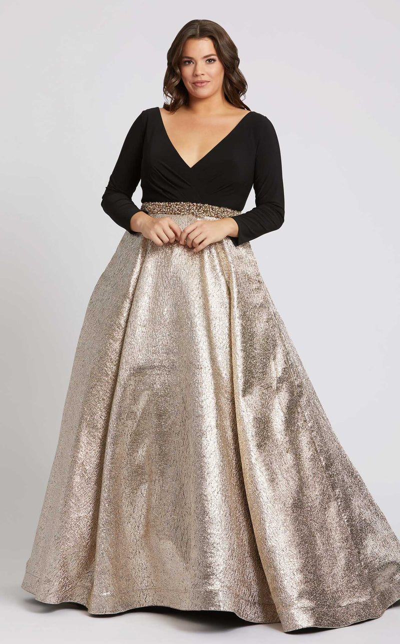 Mac Duggal Fabulouss 67229 Gold-Shimmer