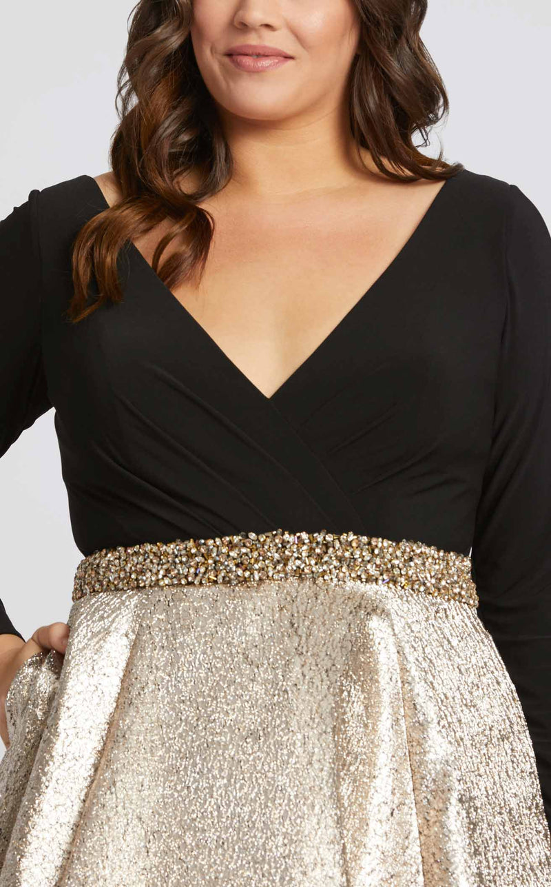 Mac Duggal Fabulouss 67229 Gold-Shimmer