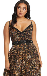 Mac Duggal Fabulouss 67251F Cheetahlicious