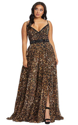 Mac Duggal Fabulouss 67251F Cheetahlicious