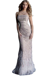 Jovani 67279bg Nude/Silver