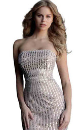 Jovani 67279bg Nude/Silver