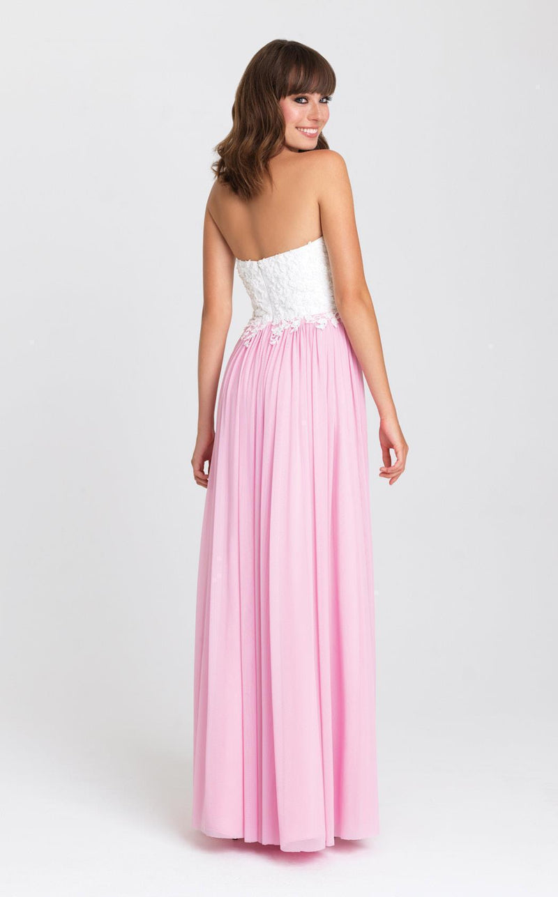 Madison James 16311 White/Pink