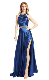 Mac Duggal 67339L Navy