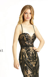 Mac Duggal 67353D Black-Nude
