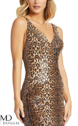 Mac Duggal 67359D Leopard