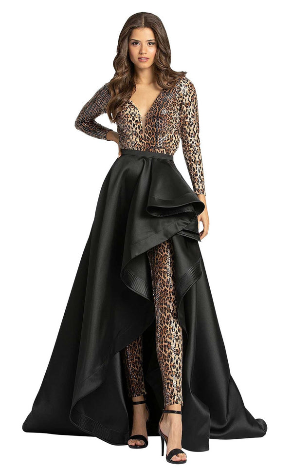 Cassandra Stone 67369A Black-Cheetah