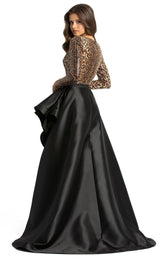 Mac Duggal 67369M Black-Cheetah