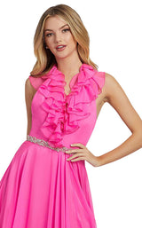 Mac Duggal 67382L Hot Pink