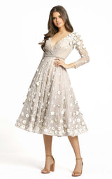 Mac Duggal 67387D Beige-Blush