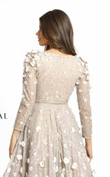 Mac Duggal 67387D Beige-Blush