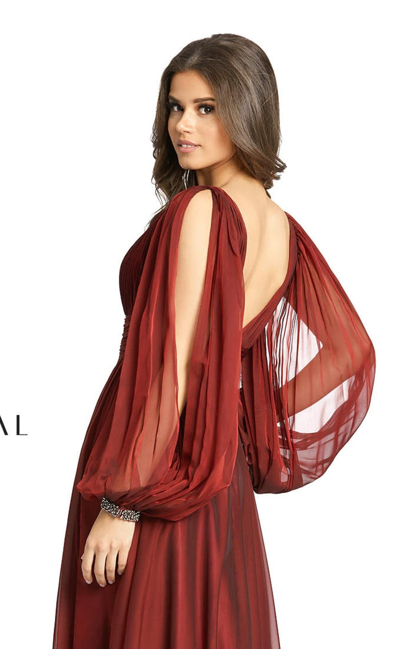 Mac Duggal 67414D Garnet
