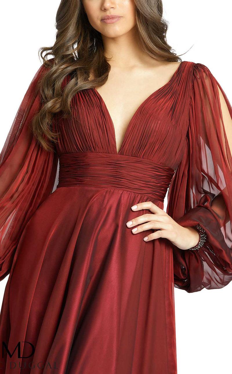 Mac Duggal 67414D Garnet