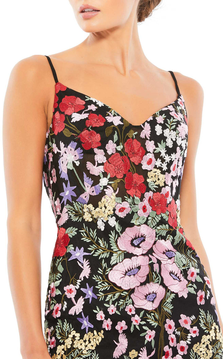 Mac Duggal 67459 Black Multi
