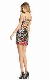 Mac Duggal 67459D Black Multi