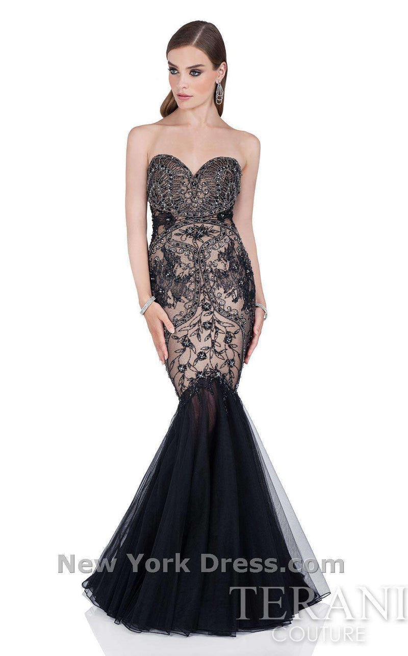 Terani 1611E0195 Black Nude
