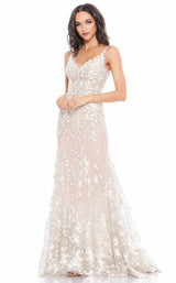 Mac Duggal 67492M Nude Multi