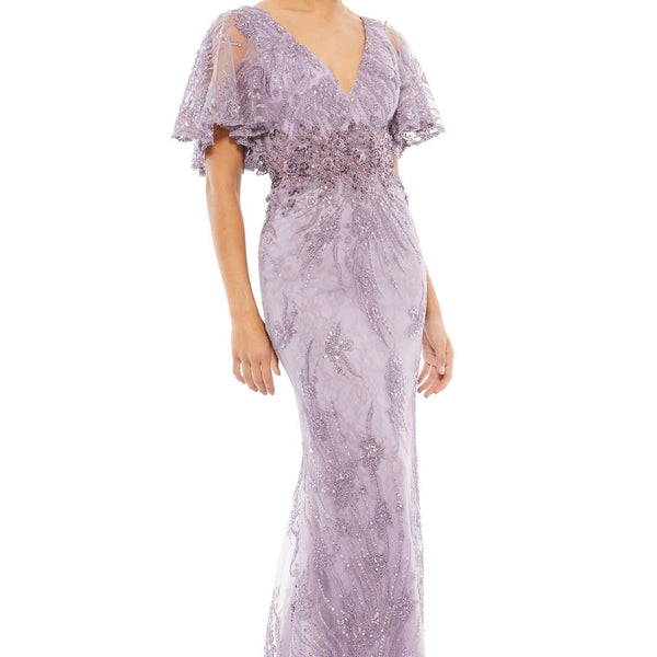 関税送料込【MAC DUGGAL】ミディ ドレス メタリック パープル 関税送料込【MAC DUGGAL】ロング ドレス メタリック パープル Ω