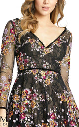 Mac Duggal 67499D Black Multi