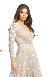 Mac Duggal 67503D Ivory/Nude