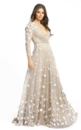 Mac Duggal 67503D Ivory/Nude