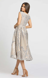 Mac Duggal 67533 Nude/Silver